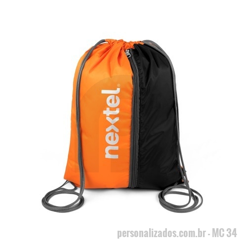 Mochila Saco Personalizada MC 34 Mochila Saco Ziper 150658